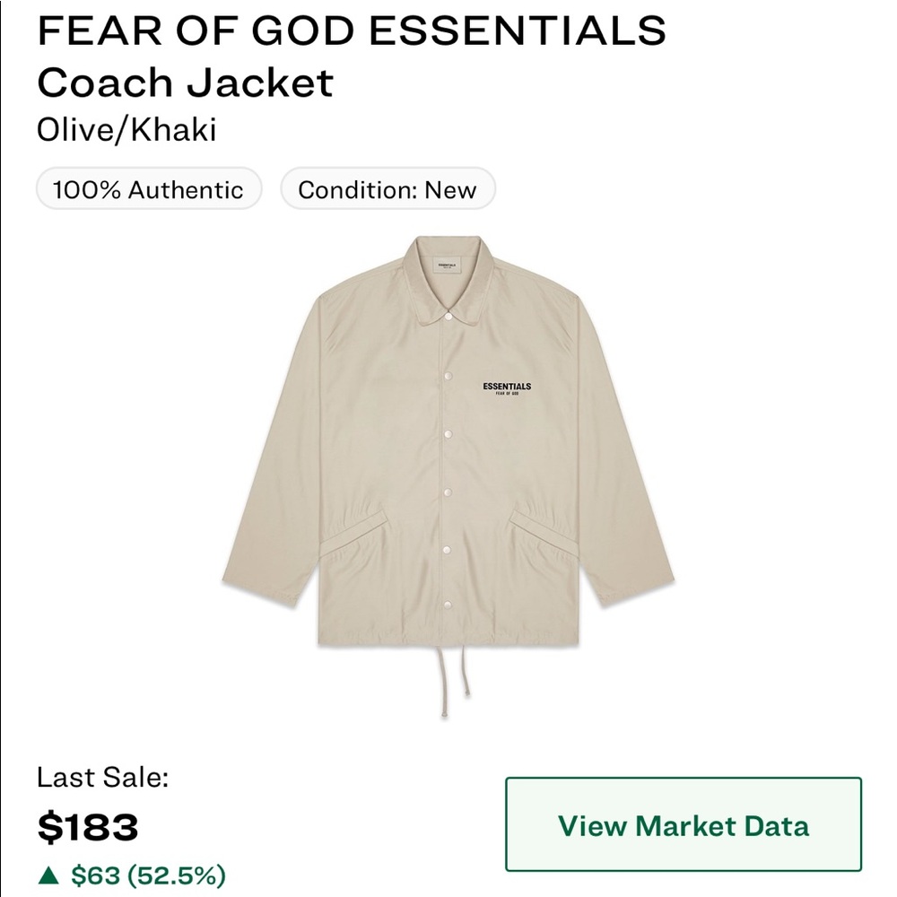 FOG Essentials Coach Jacket